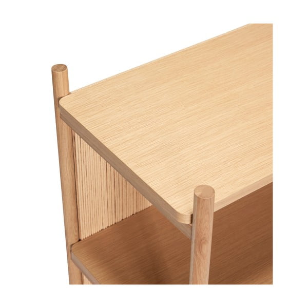 Regal v hrastovem dekorju 75x162 cm Heritage – Hübsch-image-1