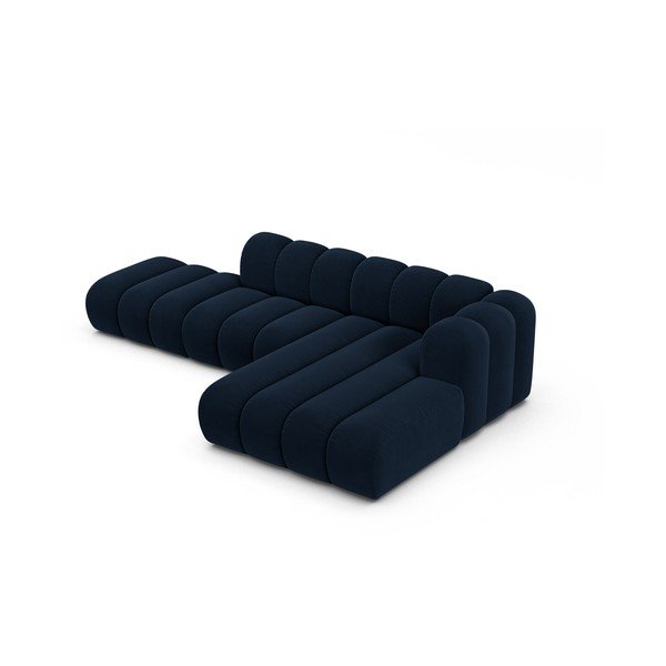 Temno modra kotna sedežna garnitura (desni kot) Lupine – Micadoni Home-image-2