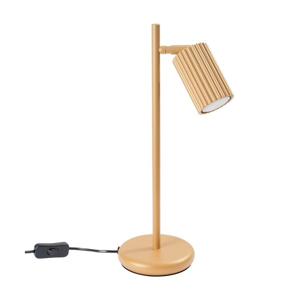 Namizna svetilka v zlati barvi (višina 43 cm) Gleam – Nice Lamps