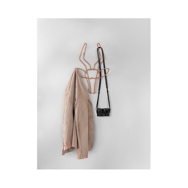 Stenski obešalnik v obliki gazele Metaltex, širina 30 cm-image-1