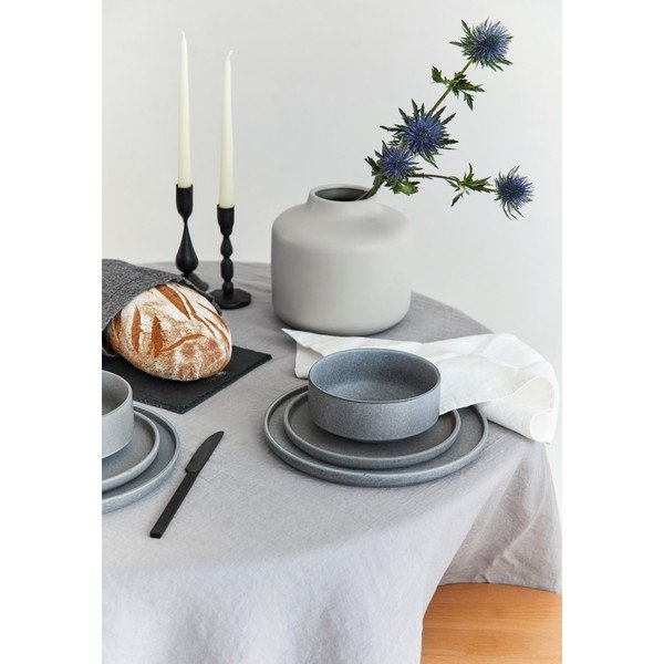 18-delni set sive lončene posode Bonami Selection Malia-image-2