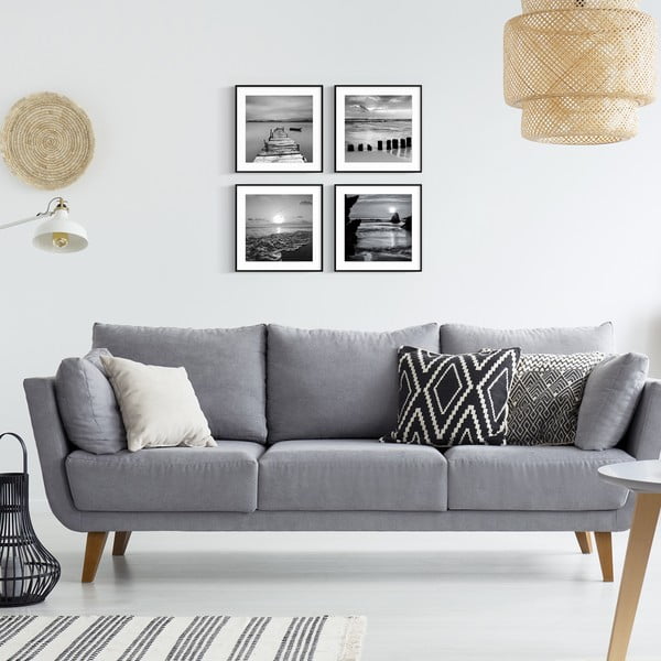 Slike v kompletu 4 ks 30x30 cm Silence by the Water-image-1