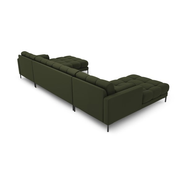 Zelena kotna sedežna garnitura (v obliki črke "U") Bali – Cosmopolitan Design-image-4