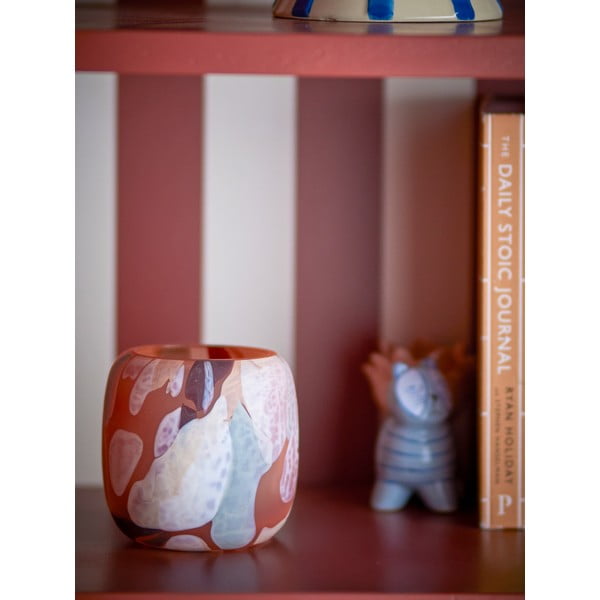 Steklen svečnik za čajno svečko Karan – Bloomingville-image-2