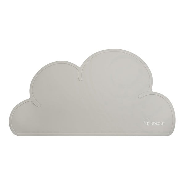 Siv silikonski pogrinjek Kindsgut Cloud, 49 x 27 cm