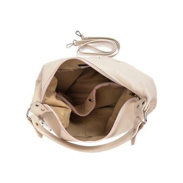 Bež usnjena torbica Sofia Cardoni Bruhna-image-1