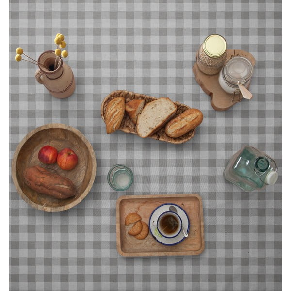 Namizni prt Really Nice Things Grey Vichy, 140 x 200 cm-image-2