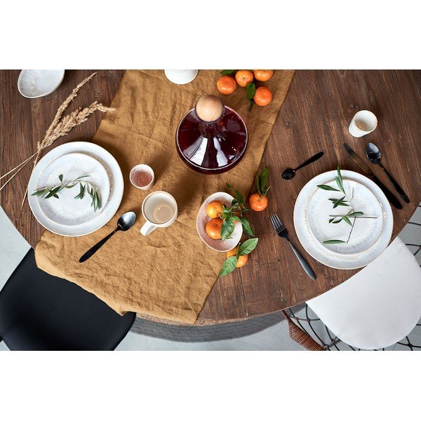 Rumena lanena namizna tekačica Blomus, 45 x 140 cm-image-4