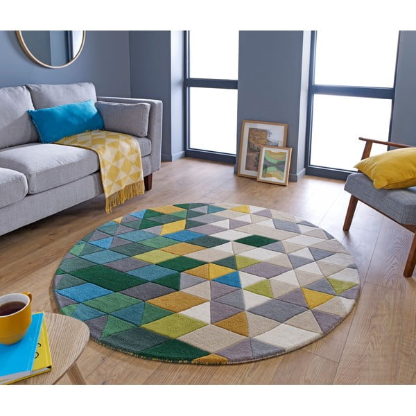 Volnena preproga Flair Rugs Prism, ⌀ 160 cm-image-1