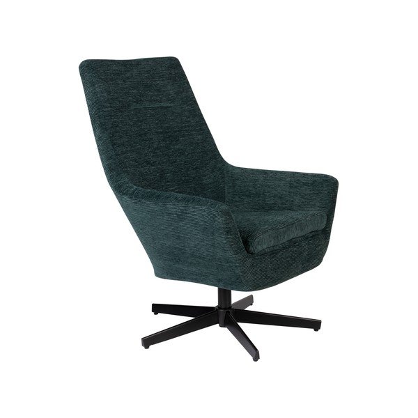 Temno zelen fotelj Bruno – White Label