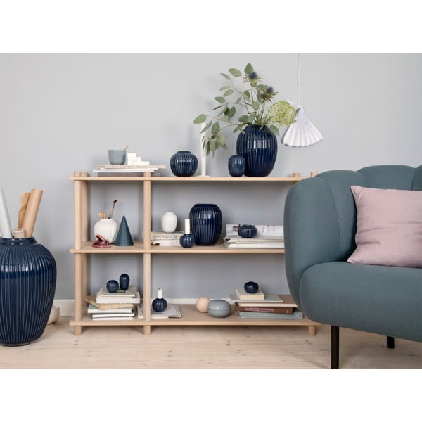 Temno modra keramična vaza Kähler Design Hammershoi, višina 10 cm-image-3