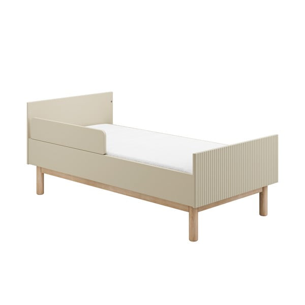 Kremno bela otroška posteljica 70x140 cm Miloo – Pinio-image-4