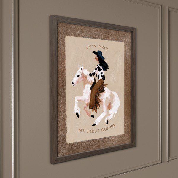 Tiskana slika z okvirjem 30x40 cm Rodeo – Styler-image-1