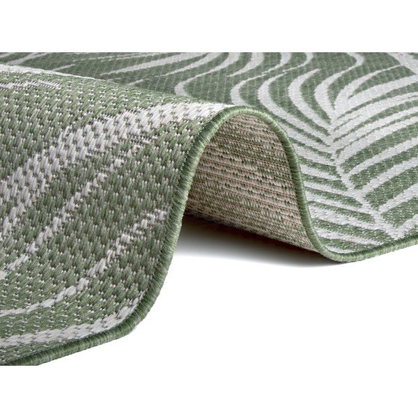 Zelena zunanja preproga Ragami Flora, 80 x 150 cm-image-2