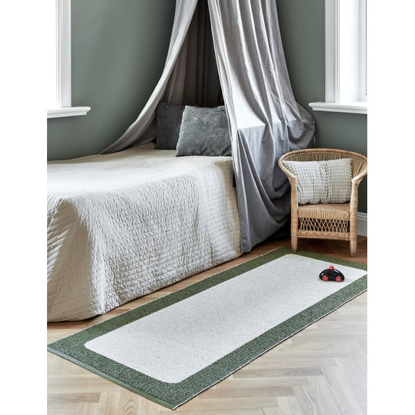 Zelena/kremno bela notranja in zunanja preproga 70x120 cm Ilda Pine – Pappelina-image-3