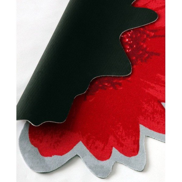 Posebna preproga - rdeč cvet, 100 cm-image-1