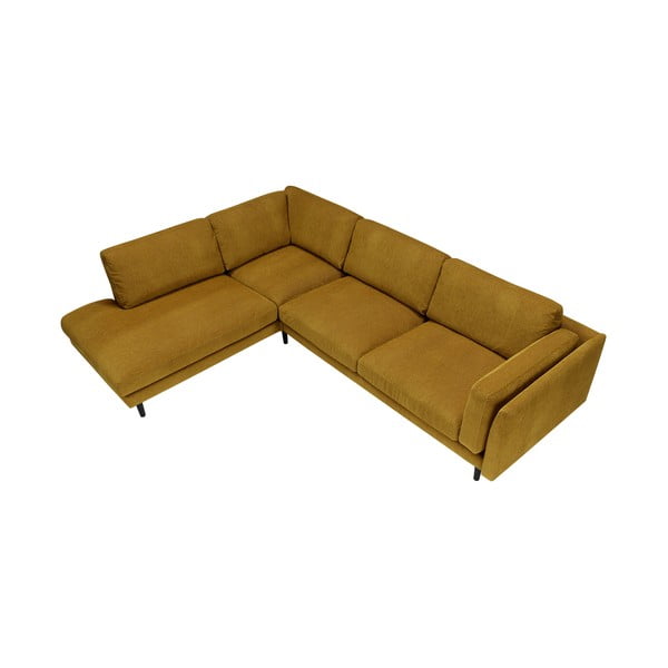 Temno rumena kotna sedežna garnitura Sigge - Sits-image-2
