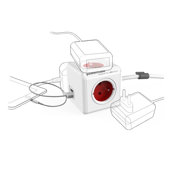 Razdelilec PowerCube Extended USB – Cubenest-image-2