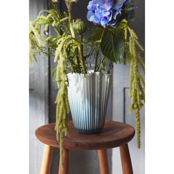 Svetlo modra keramična vaza (višina 20,5 cm) Hammershøi – Kähler Design-image-1