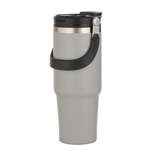 Siva steklenica za vodo za na pot iz nerjavečega jekla 1 l Eco – Ladelle