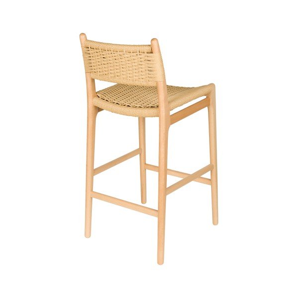 Barski stol iz masivne bukve v svetli naravni barvi (višina sedeža 67,5 cm) Cecile – Dutchbone-image-4