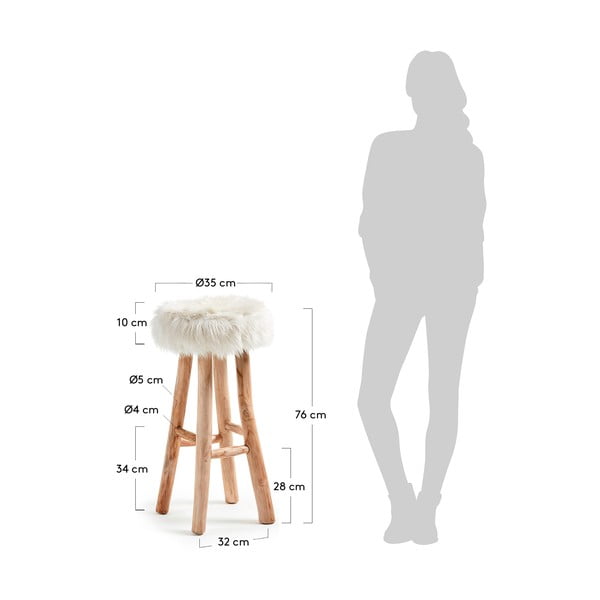 Barski stolček Kave Home Nuvoli-image-2