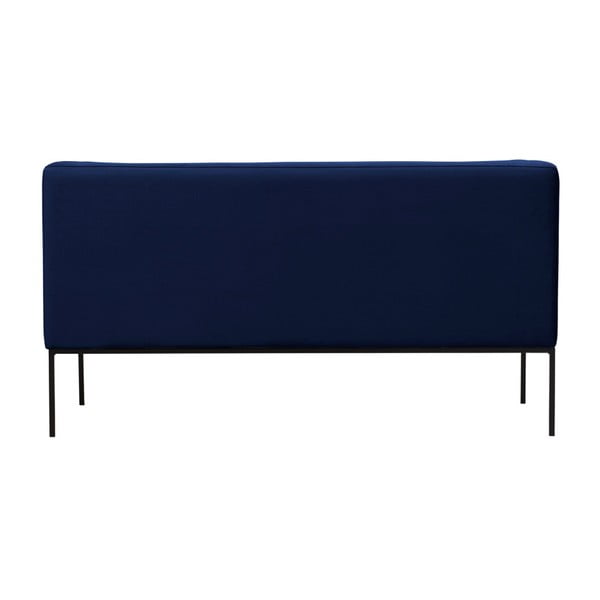 Temno modra žametna zofa Windsor & Co Sofas Neptune, 145 cm-image-3