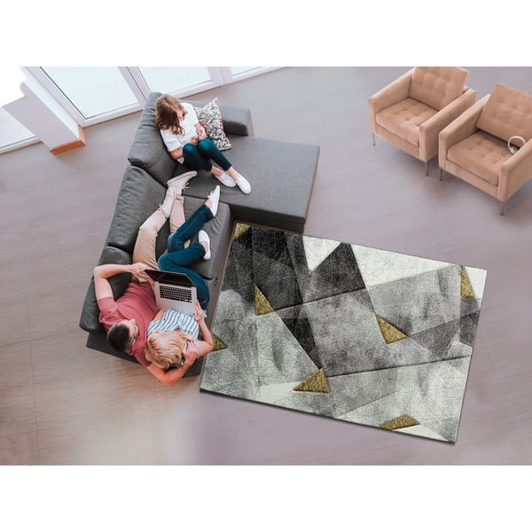 Sivo-rumena preproga Bianca Grey, 60 x 120 cm-image-1