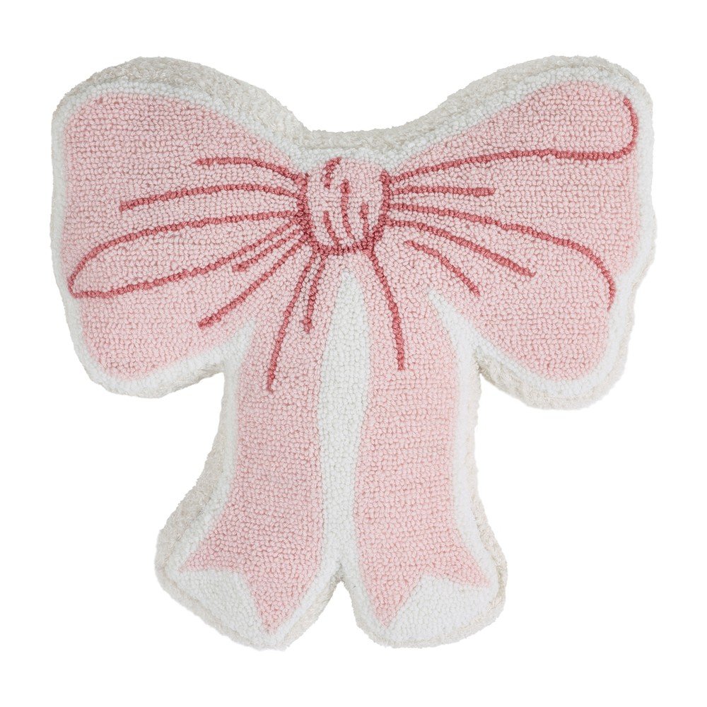 Bouclé okrasna blazina 43x45 cm Bow