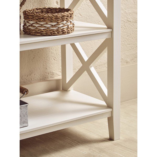 Bel regal iz masivnega bora 120x81x40 cm Heritage – Premier Housewares-image-2