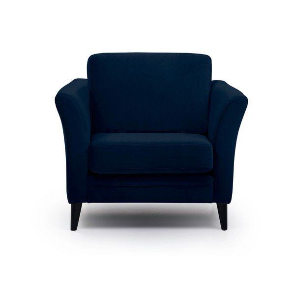 Temno moder žameten fotelj Eden – Scandic-image-2