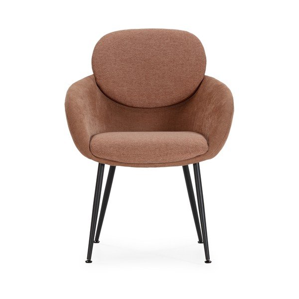 Fotelj v barvi terakote Nure – MOME