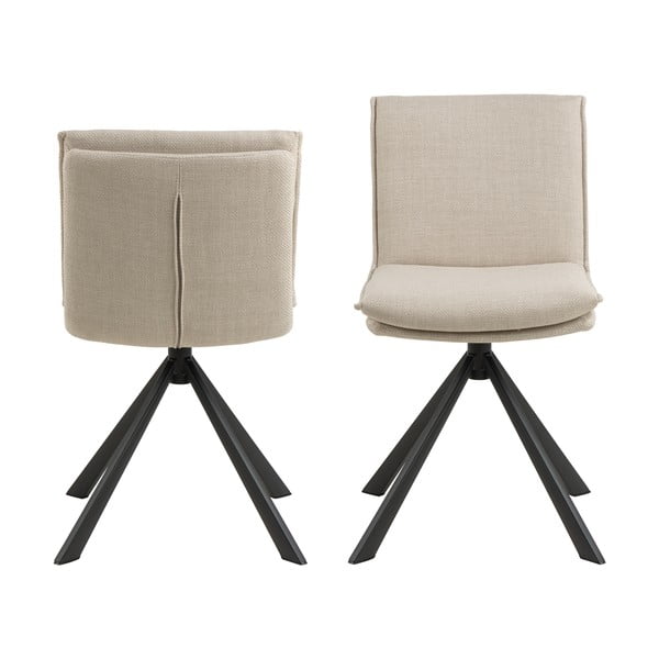 Kremno bel jedilni stol Flynn – Actona-image-3