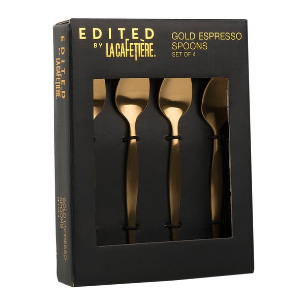 Komplet 4 žlic za espresso Creative Tops La Cafetiere-image-1