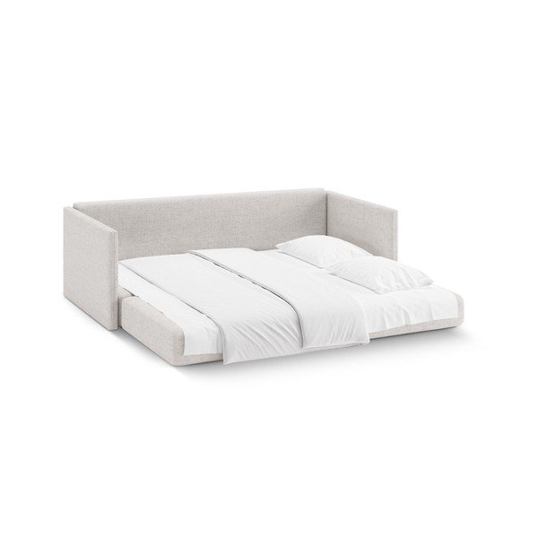 Bež raztegljiva sedežna garnitura iz šenilje 209 cm Shannon – Cosmopolitan Design-image-3