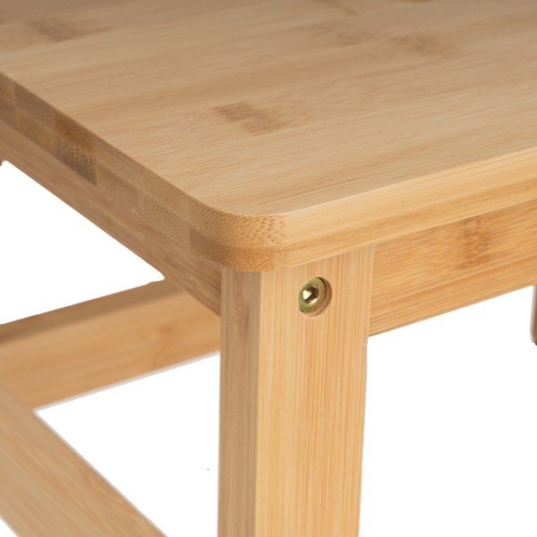 Bambusov stolček v naravni barvi – Casa Selección-image-1