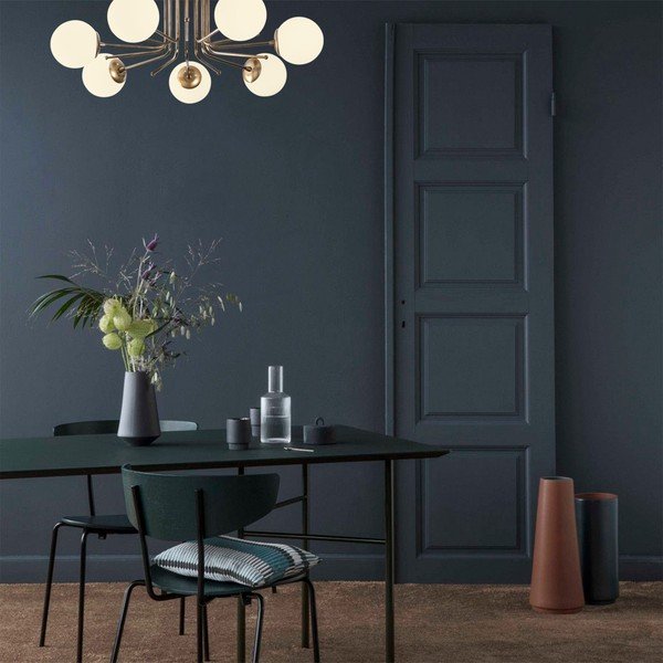 Bela/medeninasta stropna svetilka s steklenim senčilom ø 15 cm Daisy – Opviq lights-image-1