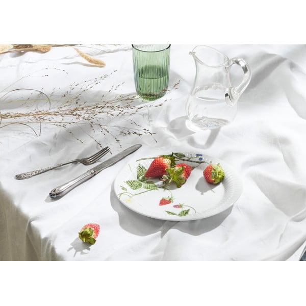 Bel desertni porcelanast krožnik ø 22 cm Hammershøi Summer – Kähler Design-image-1