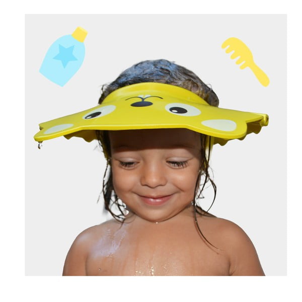 Rumena zaščitna kapa za prhanje - Rocket Baby 