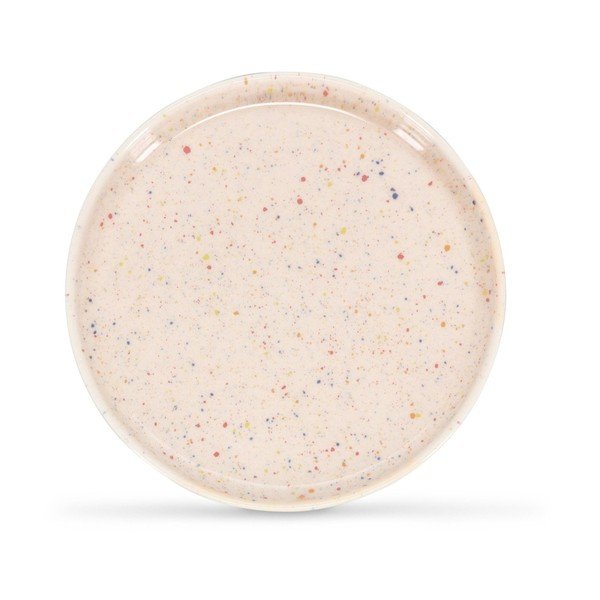 Bež porcelanast krožnik ø 25 cm Fika – ONA
