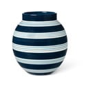 Temno modra in bela keramična vaza Kähler Design Nuovo, višina 20,5 cm
