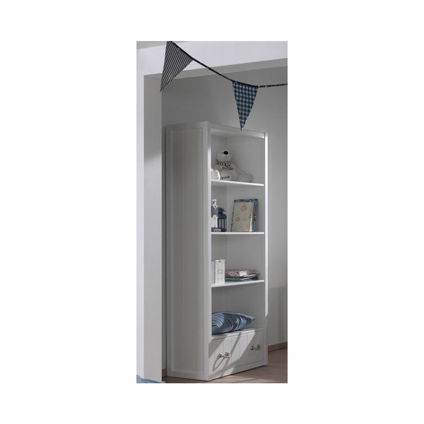 Bela knjižna omara Vipack Lewis-image-1