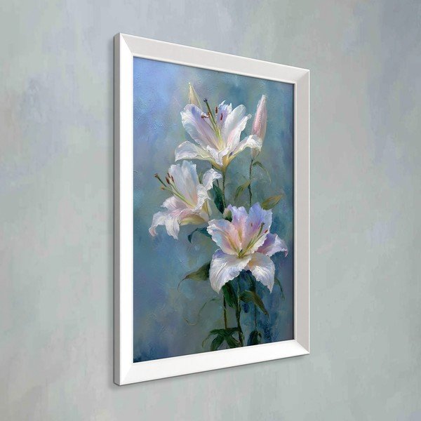 Tiskana slika z okvirjem 56x75 cm Lilies – Styler-image-3