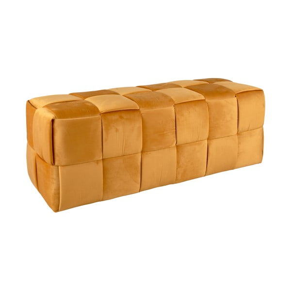 Rumen žametni stolček Weaved - Leitmotiv