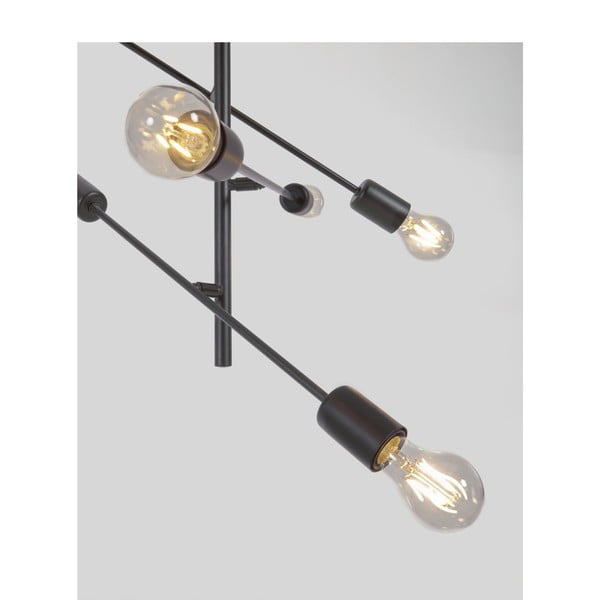 Črna viseča svetilka ø 55 cm Spica – Kave Home-image-3