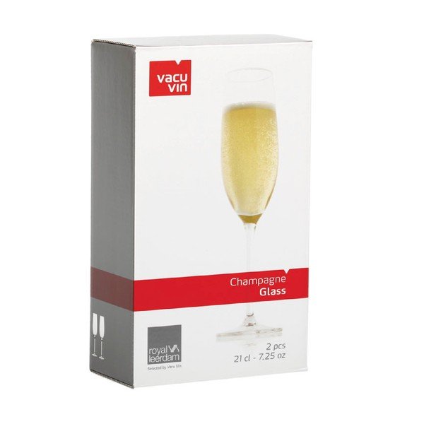 Komplet 2 kozarcev za šampanjec Vacu Vin, 210 ml-image-1