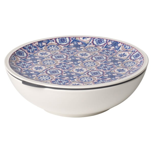 Modro-bela porcelanasta posoda za hrano Villeroy & Boch Like To Go, ø 21 cm
