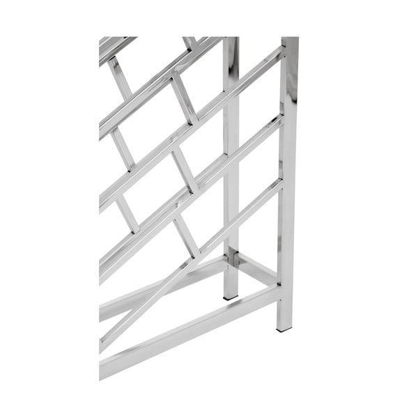 Kovinsko držalo za vino v sijajno srebrni barvi za 24 steklenic Barolo – Premier Housewares-image-3