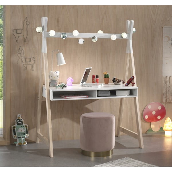Bela otroška pisalna miza Vipack Kiddy-image-1