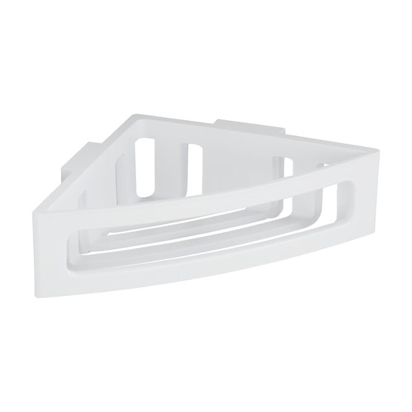 Bela kotna plastična kopalniška polica Bralia - Wenko-image-4